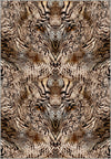 Sarana Animal Print Washable Rug