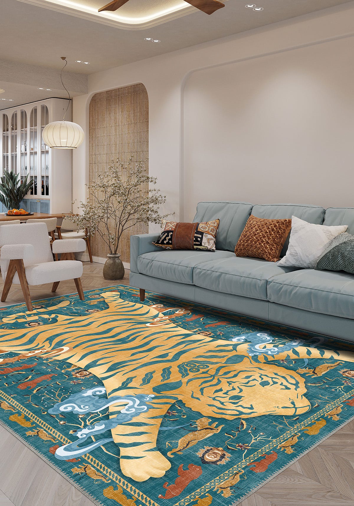 Tashi Tibetan Tiger Asiatic Rug