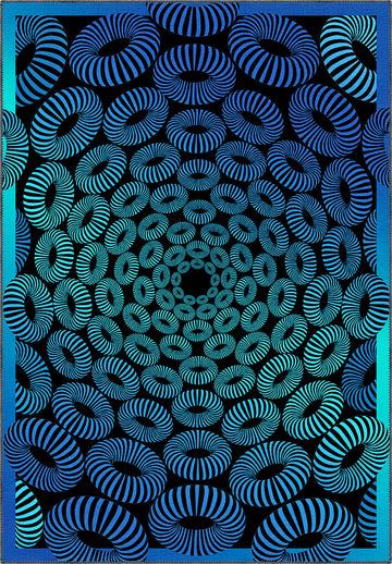 Lorelai Optical Art 3D Rug