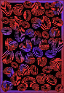 Lorelai Colourful 3D Rug