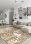 Matthew Light Brown Washable Rug
