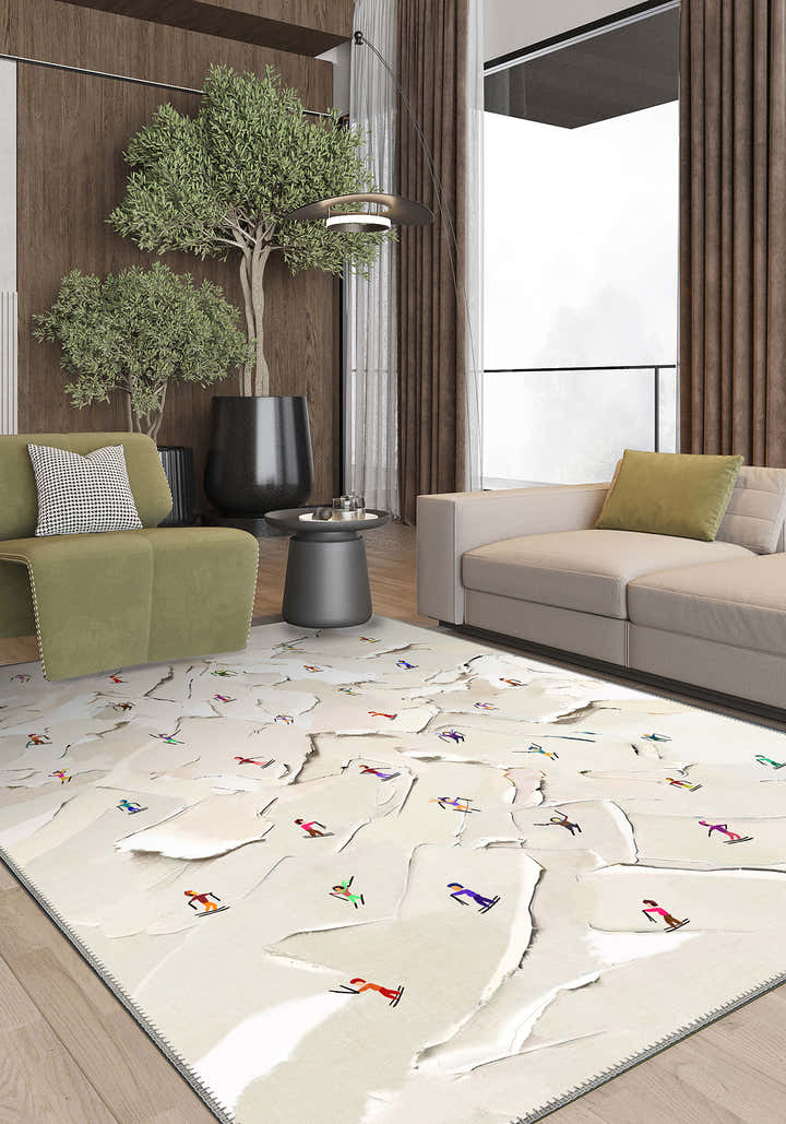 Nico Ski Slopes Rug