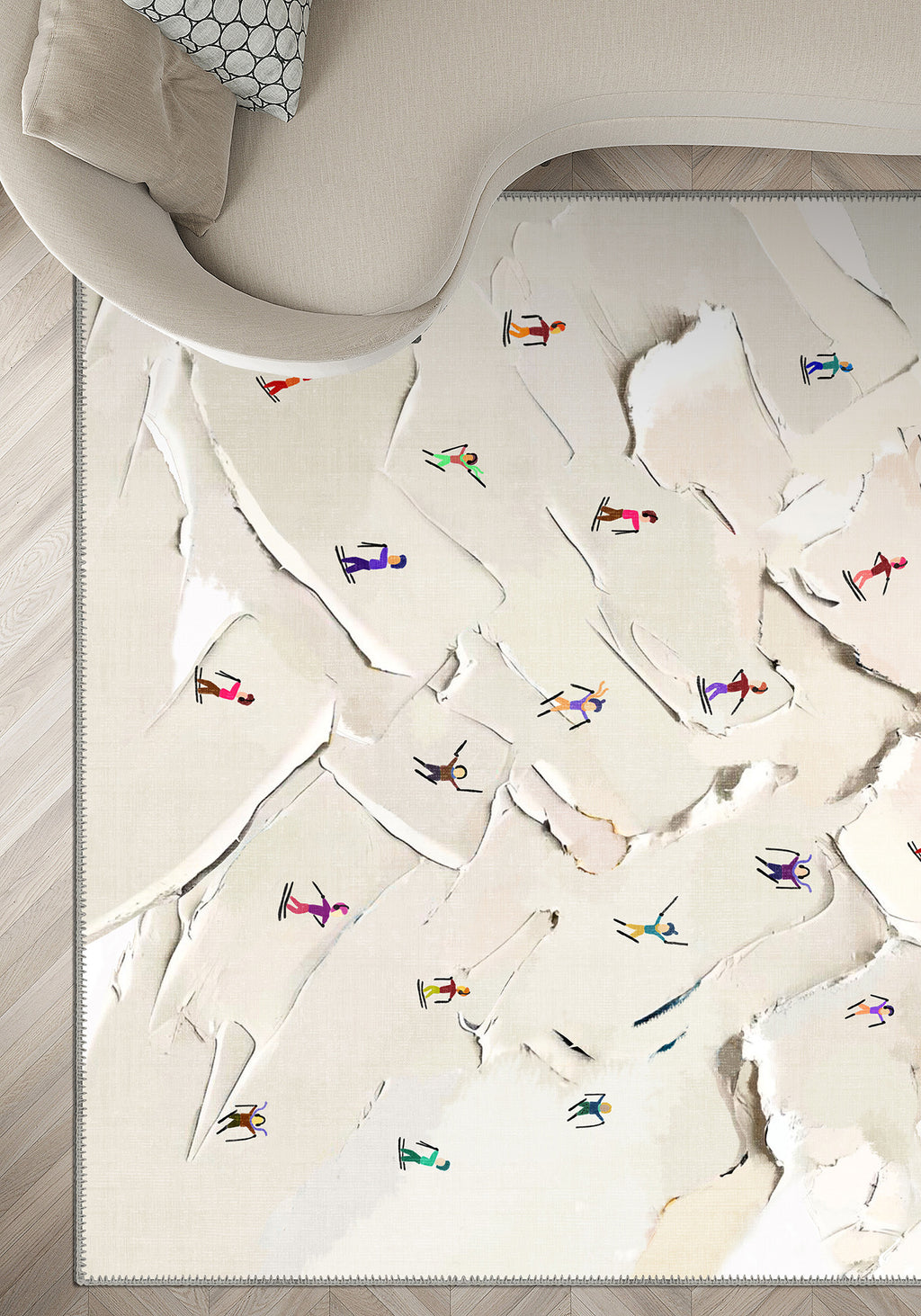 Nico Ski Slopes Rug