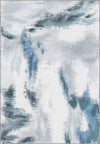 Zarina Grey Blue Ikat Rug