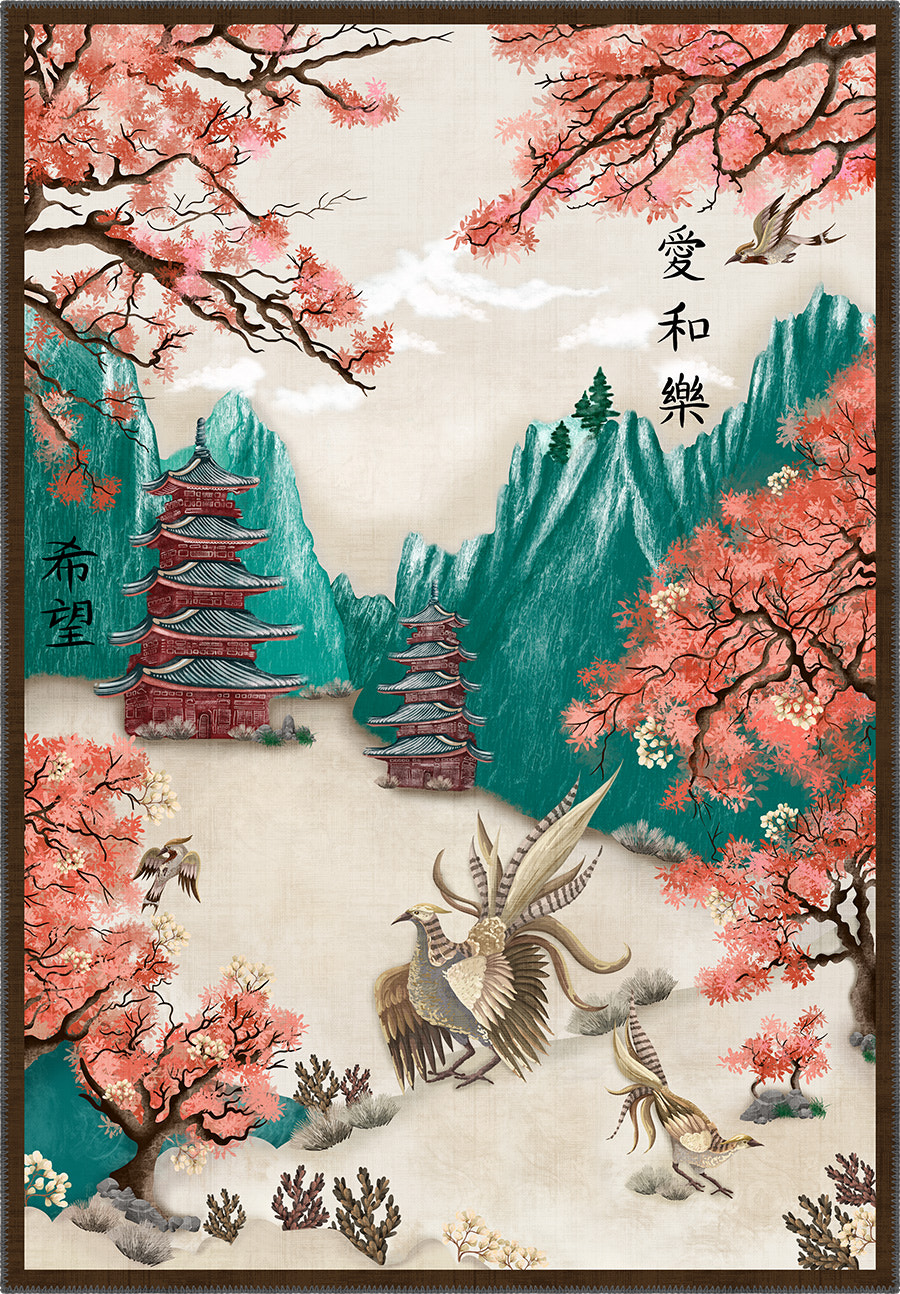 Hanami Japanese Rug