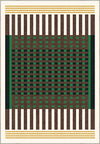 Quillon Green Plaid Rug