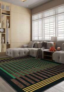 Quillon Geometric Washable Rug