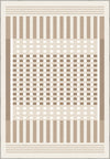 Quillon Striped Cream Rug