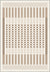 Quillon Striped Cream Rug