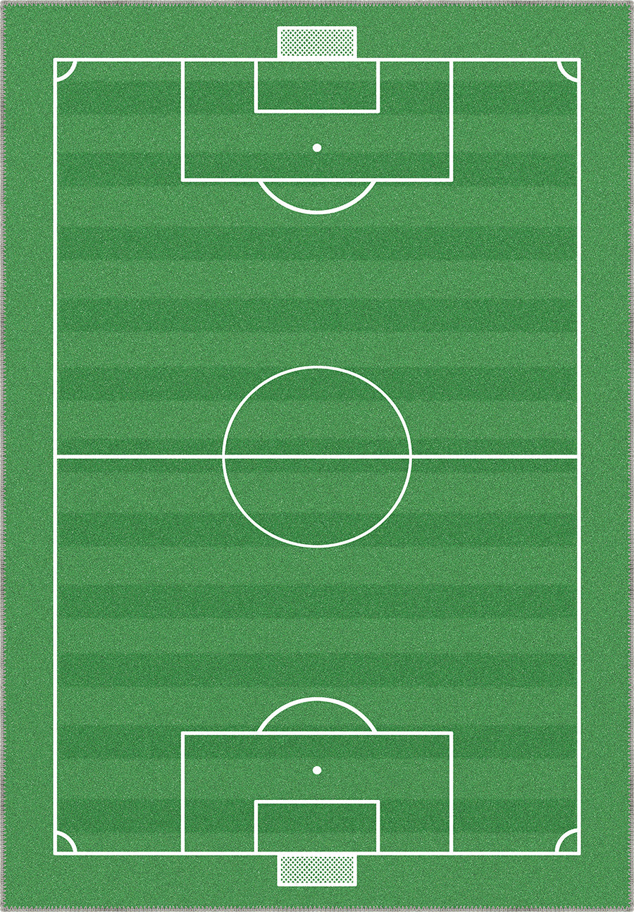 Striker Green Football Rug