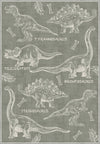 Daxon Green Dinosaur Rug