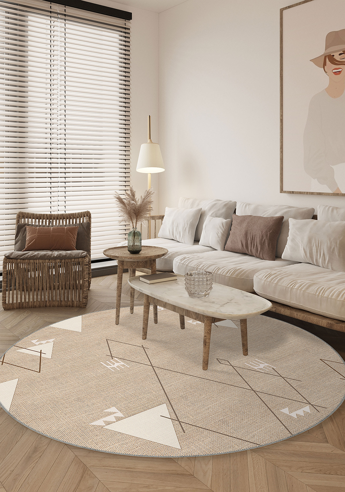 Beni Ourain Redesigned Berber Rug