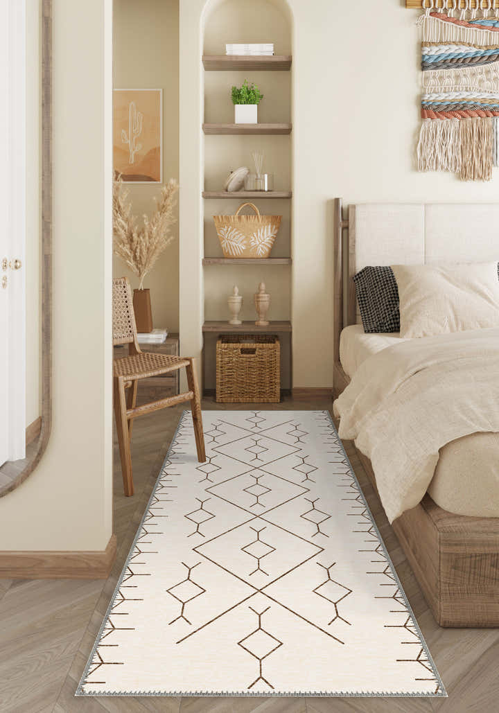 Nira White Berber Rug