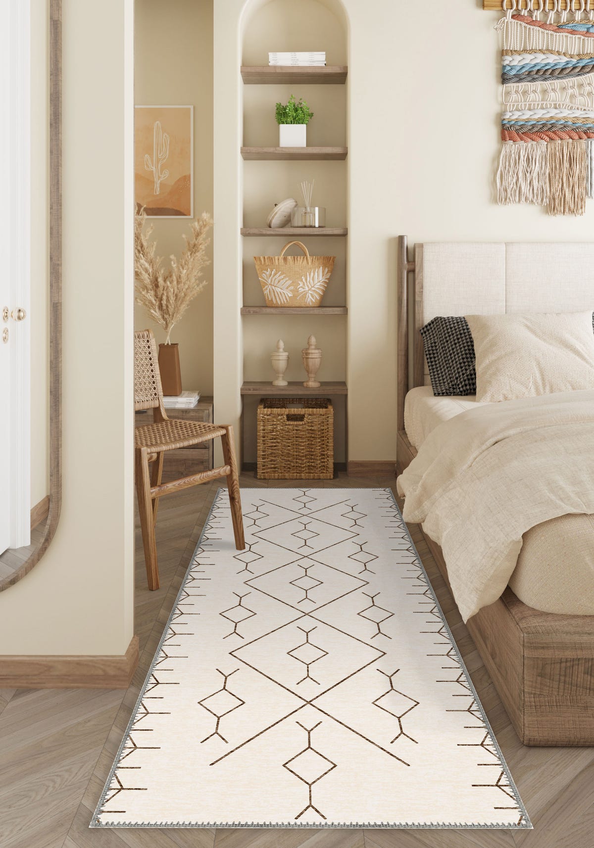 Nira White Berber Rug