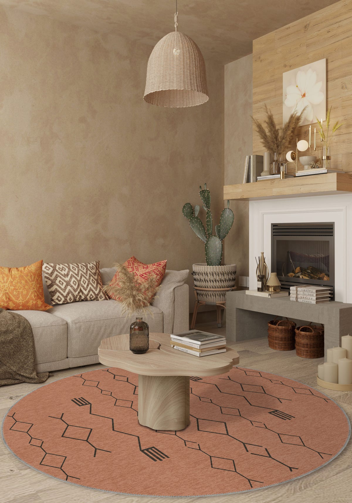 Nira Terracotta Berber Rug