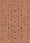 Terracotta berber rug