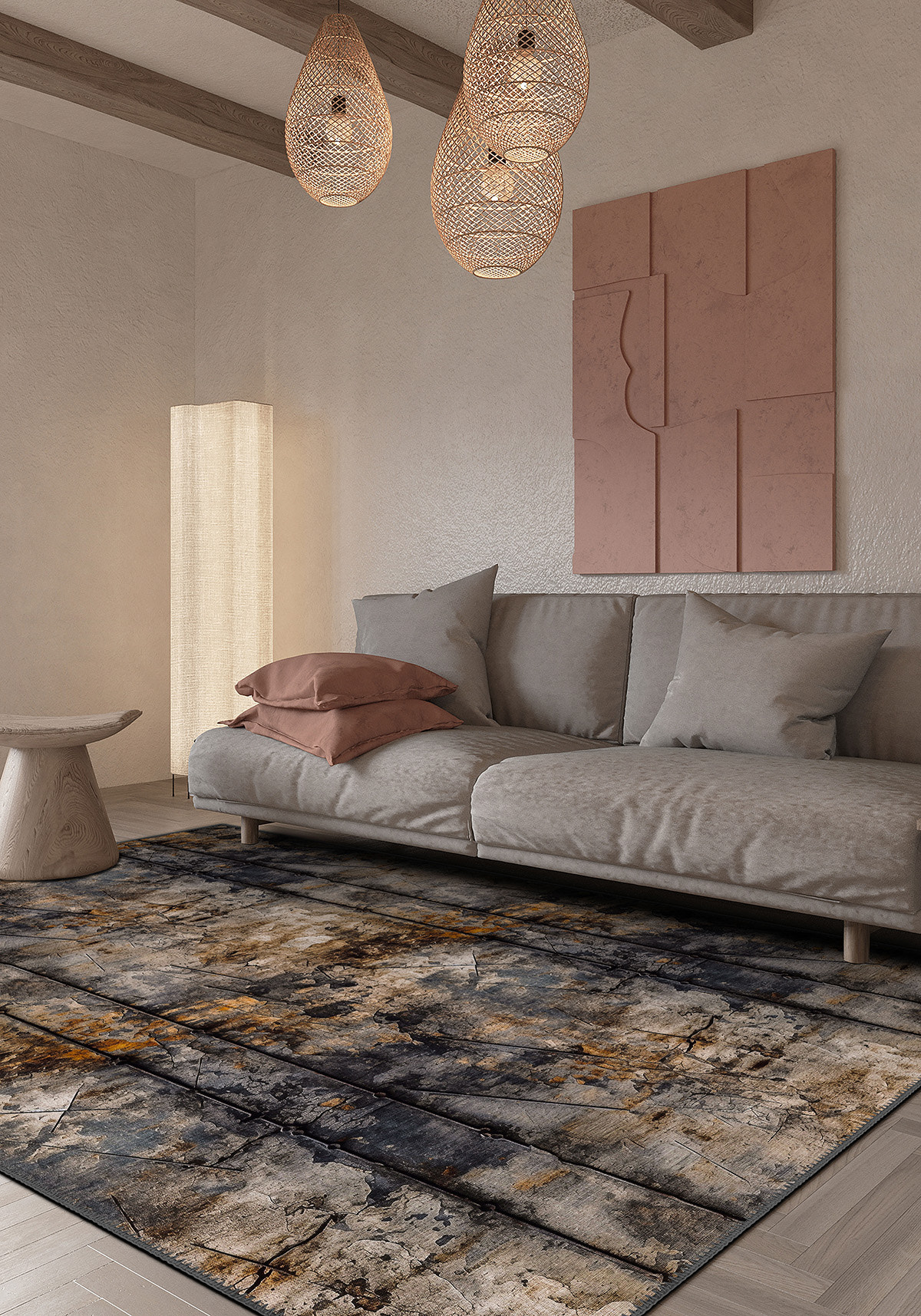 Draven Industrial Rug