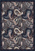 Tavira Navy Paisley Pattern Rug