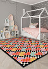 Lolly Checkered Heart Rug