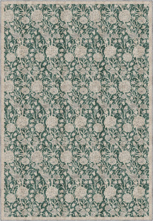 Thalassa Green Country Rug