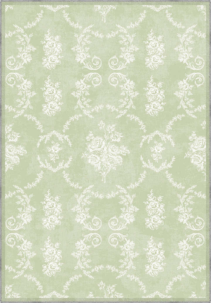 Colette Sage Green Farmhouse Rug