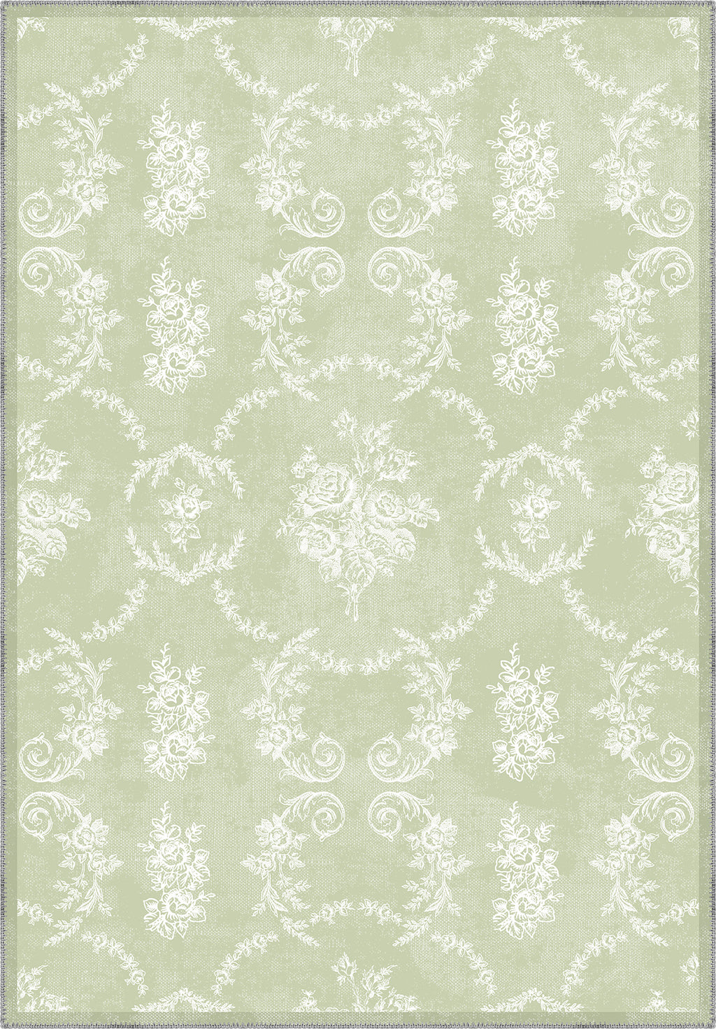 Colette Sage Green Farmhouse Rug