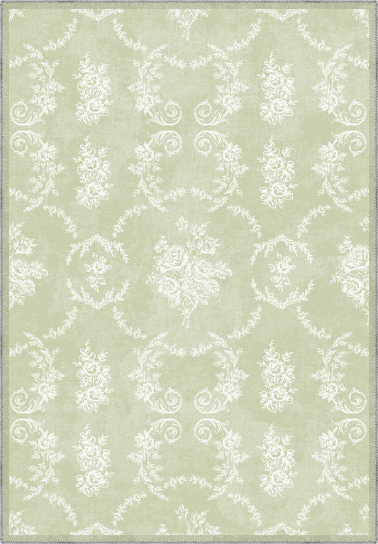 Colette Sage Green Farmhouse Rug