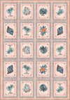 Coral rug for beach homes.