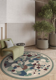 Entryway Rugs; round rug for living room.