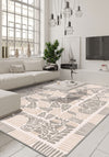 Pastel rug for living room.