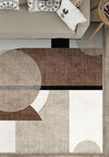 Geometric rug for living room.