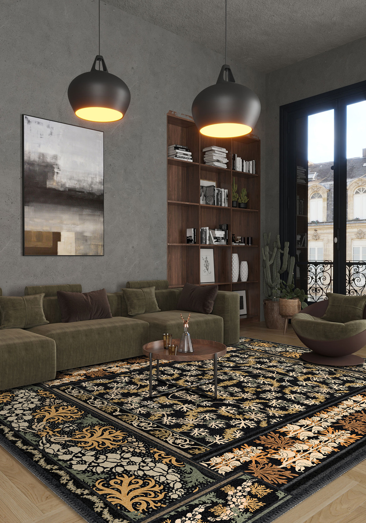 Valeria Floral Eclectic Rug