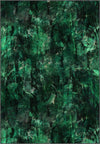Emerald green rug for living room.