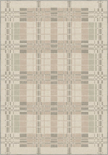 Geometric beige rug for living room, dining room and bedroom.