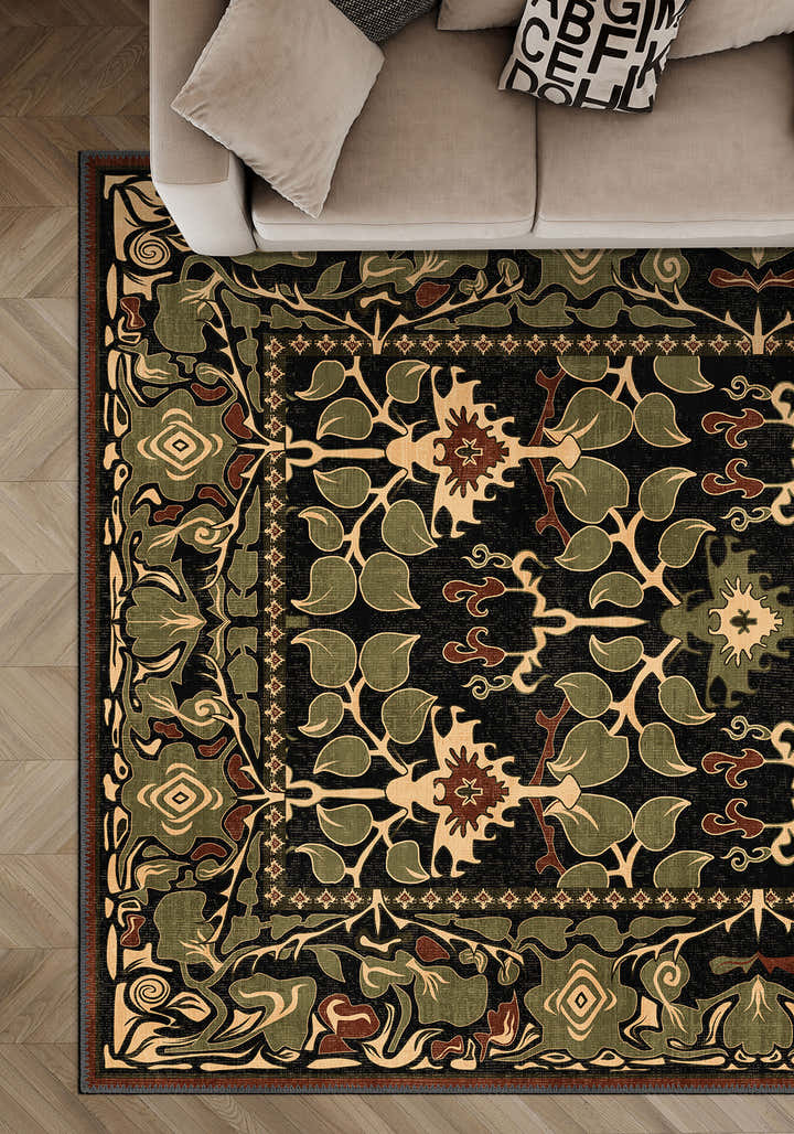 Sylvara Vintage Botanical Rug
