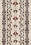 Beige navajo rug for living room.