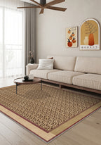 Zafira Beige Leopard Rug
