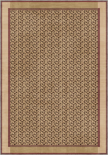 Zafira Beige Leopard Rug