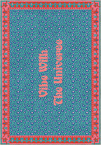 Vibe With The Universe Teal Leopard Rug