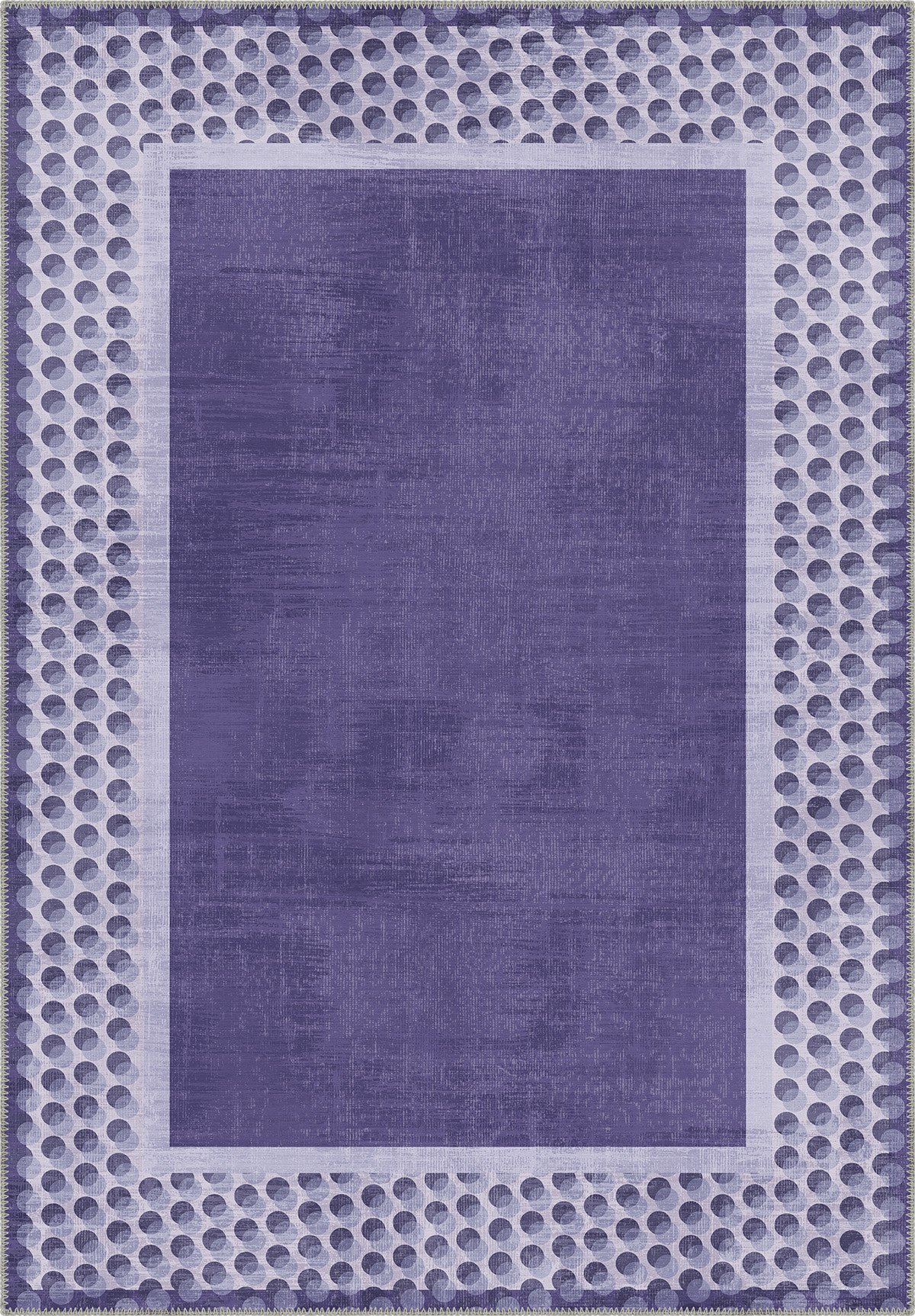 Perrin Lavender Polka Dot Rug