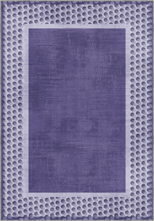 Perrin Lavender Polka Dot Rug