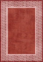 Perrin Terracotta Polka Dot Rug