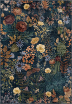 Everly Midnight Botanical Rug