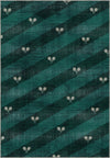 Grand Court Green Tennis Rug