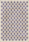 Heritage Lawn Cream Tennis Racket Rug