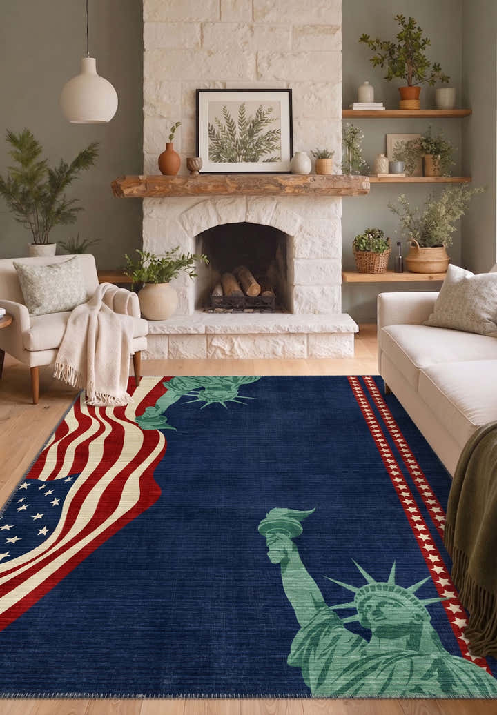 Liberty American Flag Rug