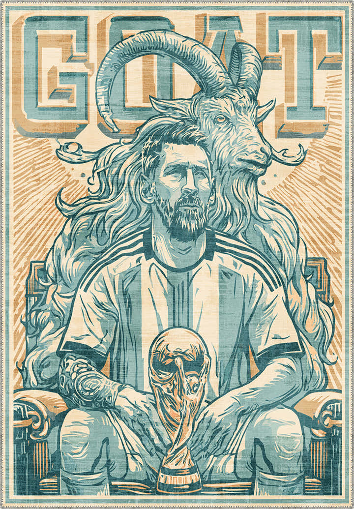 GOAT Football Rug