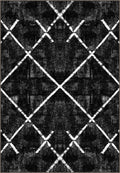 Margot Washable Black and White Rug