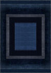 Mila Modern Navy Washable Rug