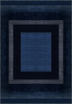 Mila Modern Navy Washable Rug